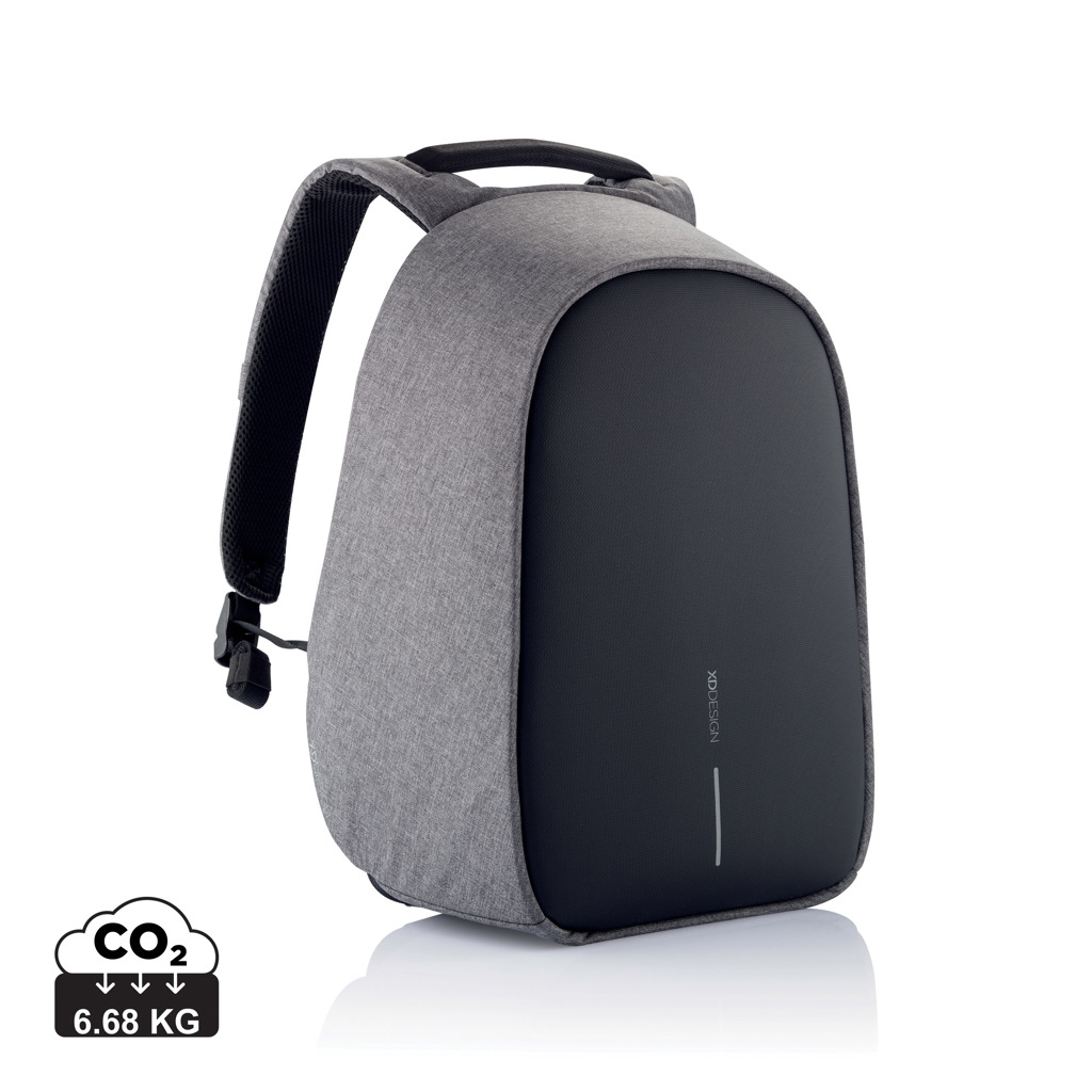 Sac à dos antivol rPET promotionnel - Bobby Hero Gris et Noir